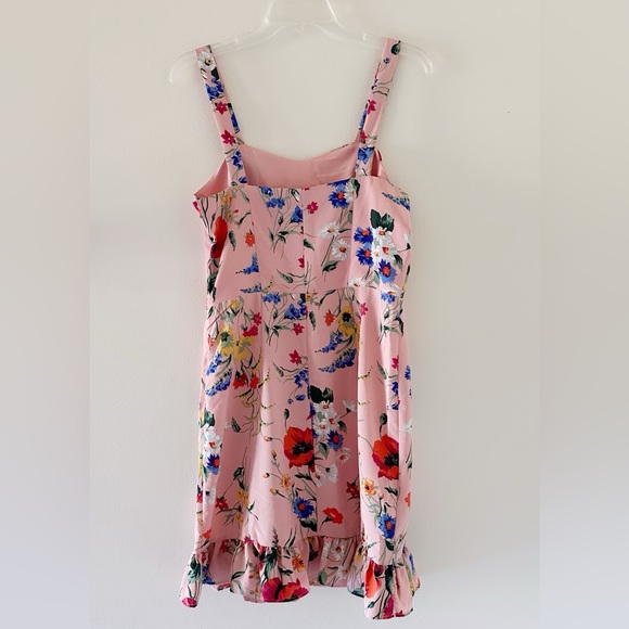 MNG by Mango Floral Sleeveless Pink Dress - Picture 5 of 5